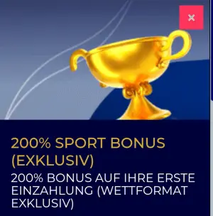 Club Riches 200 % bis zu € 200 Bonus
