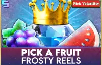 Pick A Fruit Frosty Reels Logo