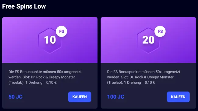 Jet4bet Casino Bonus Shop