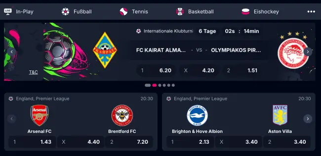 Betsio.com Sport Test