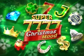 Super 7777 Christmas Logo