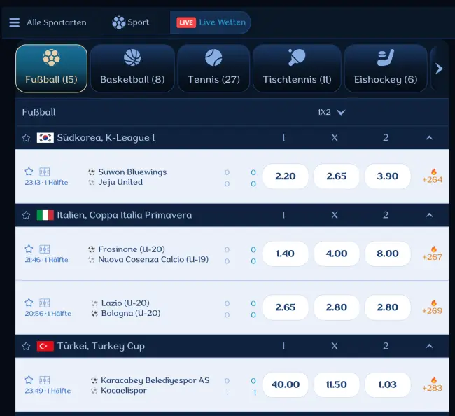 Millioner Sport Test