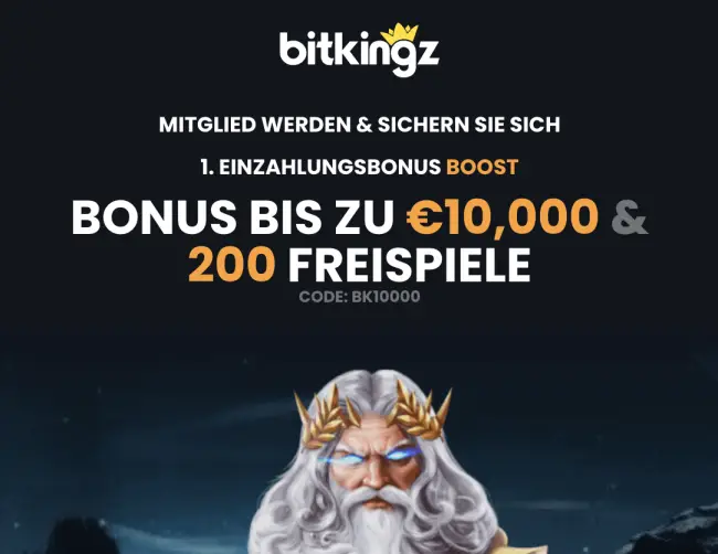 Bitkingz Casino Bonus