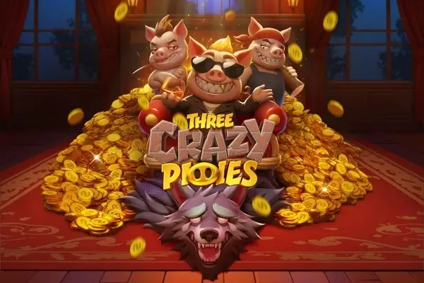 Three Crazy Piggies Logo