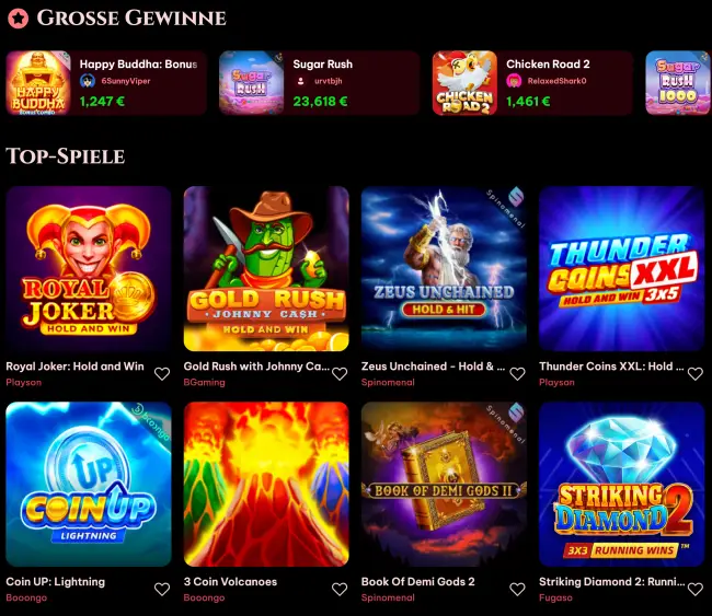 Spinogambino Casino Test