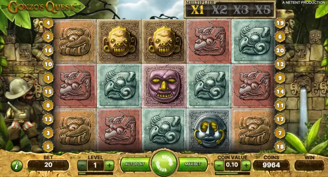 Gonzo's Quest: Der Entdecker-Slot von NetEnt