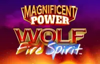 Magnificent Power Wolf Fire Spirit Logo