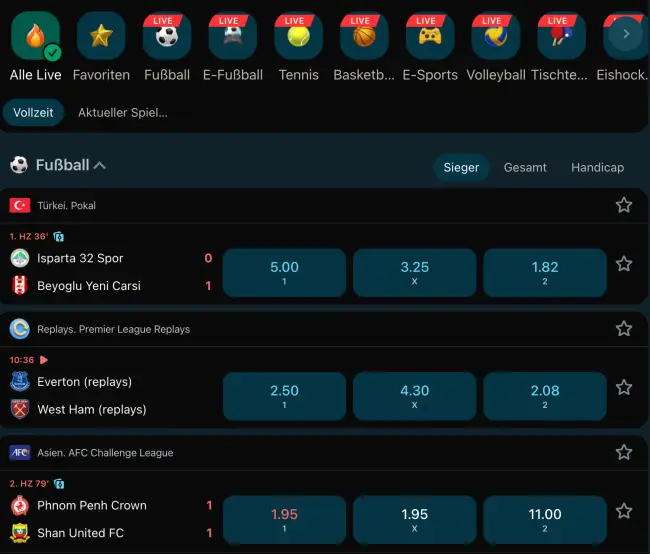 RoyalSea Sportwetten