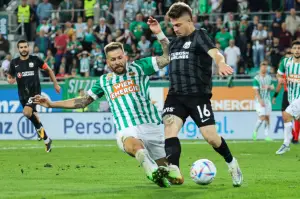 Guido Burgstaller Rapid Wien vs Neftci Baku