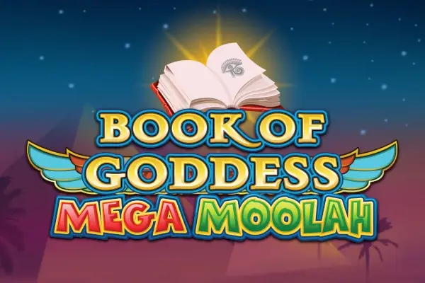Book of Goddess Mega Moolah Logo