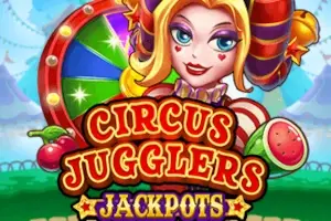Circus Jugglers Jackpots Logo