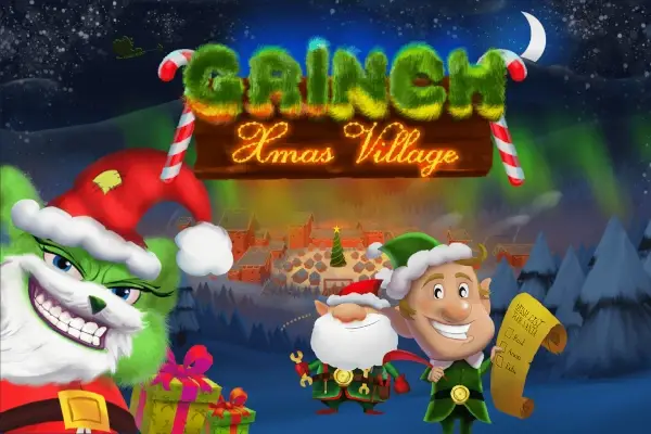 Grinch Xmas Village Logo
