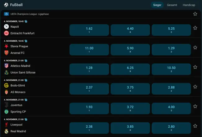 RoyalSea Sportwetten