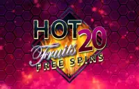 Hot Fruits 20 Free Spins Logo
