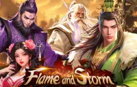 Flame and Storm Logo