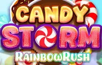 Candy Storm Rainbow Rush Logo