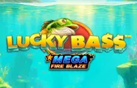 Lucky Bass Mega Fire Blaze Logo