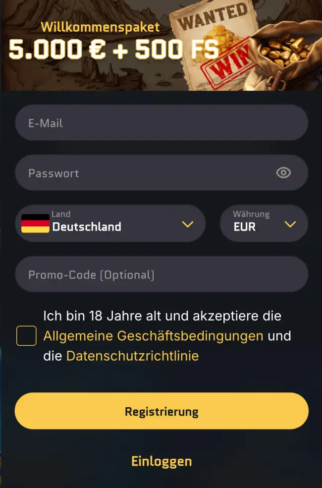 WantedWin Casino Test