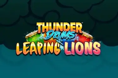 Thunder Drums Leaping Lions Logo