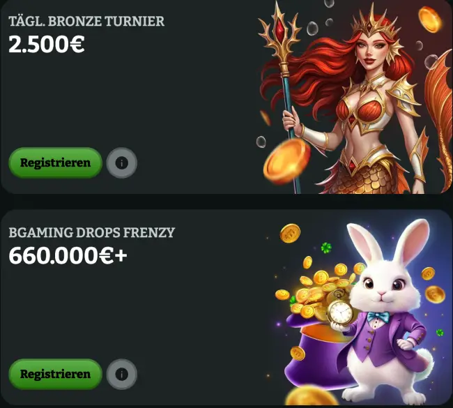 Boomzino Casino Turniere