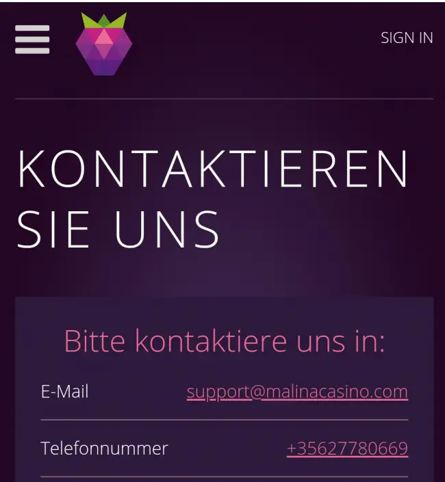 Malina Sports Test