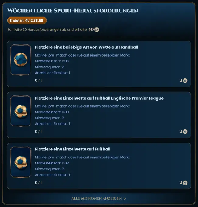 Wonderluck Sportwetten Test