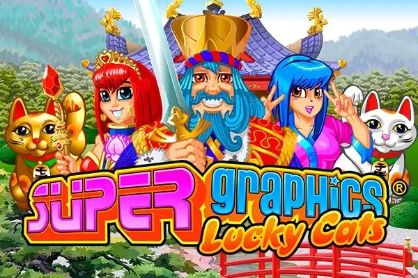 Super Graphics Lucky Cats Logo