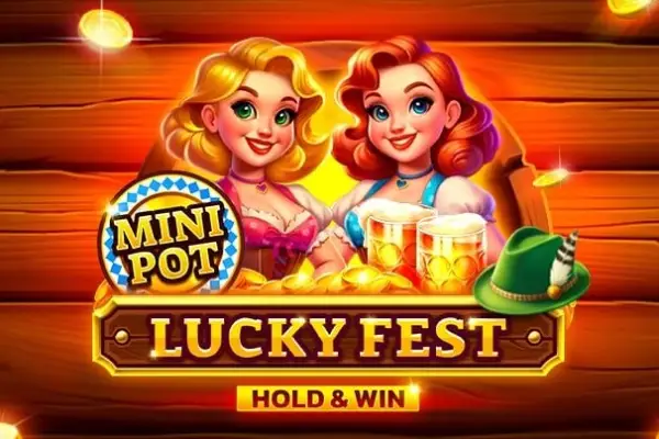 Lucky Fest Hold & Win Logo