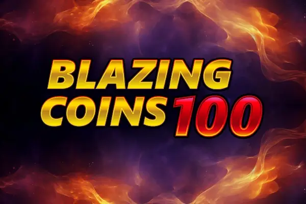 Blazing Coins 100 Logo