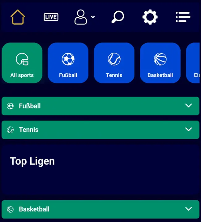 Club Riches Wettangebot