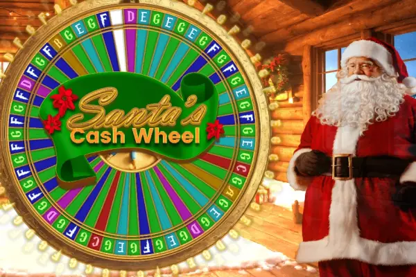Santa's Cash Wheel Logo