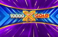 10,000 X Gold Logo