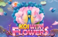 Koi with Flowers Logo