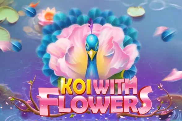 Koi with Flowers Logo