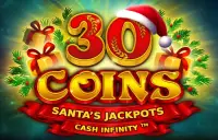 30 Coins Santa's Jackpots Logo