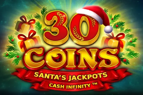 30 Coins Santa's Jackpots Logo