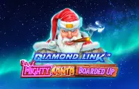 Diamond Link Mighty Santa: Boarded Up Logo