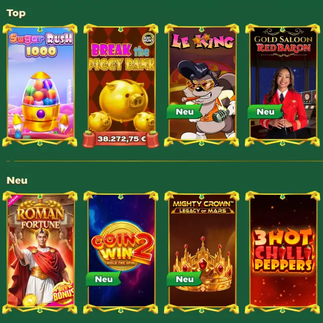 Greenluck Casino Test