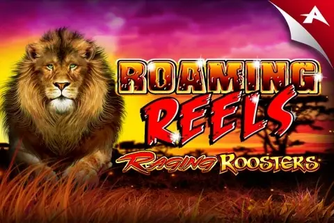 Roaming Reels: Raging Roosters Logo