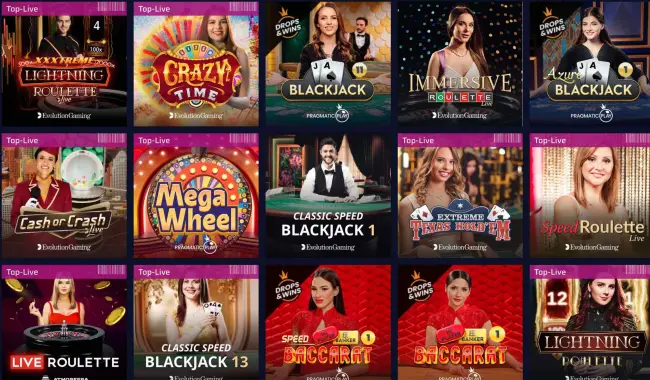 Justbit Live Casino