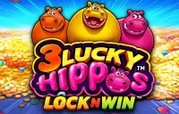 3 Lucky Hippos Logo