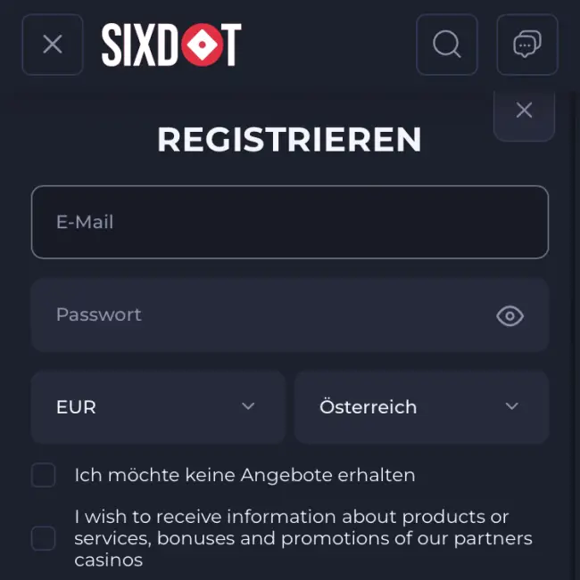 Sixdot Casino Test
