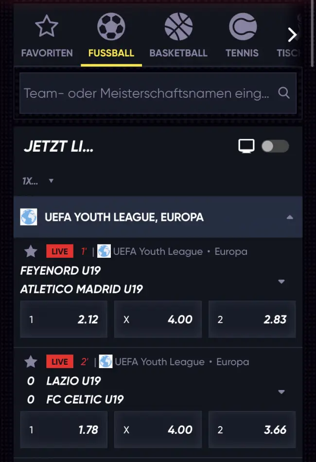 QUICKWIN SPORTWETTEN BONUS