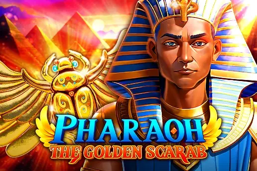 Pharaoh The Golden Scarab Logo
