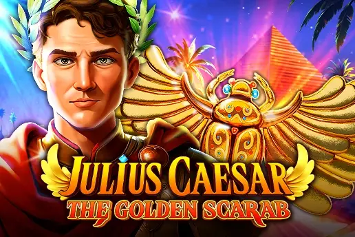 Julius Caesar The Golden Scarab Logo