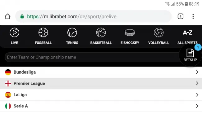 Librabet App