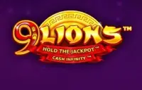 9 Lions Hold The Jackpot - Love The Jackpot Logo