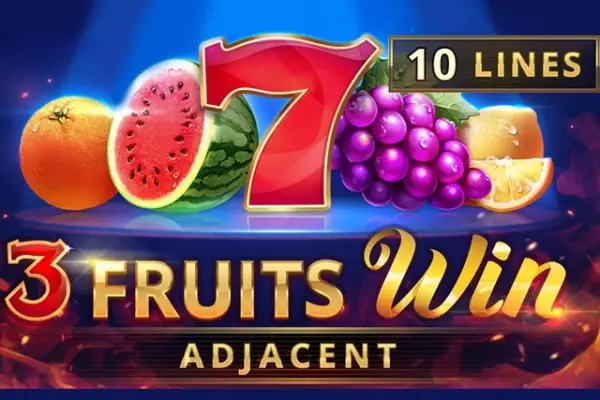 3 Fruits Win: 10 Lines Logo