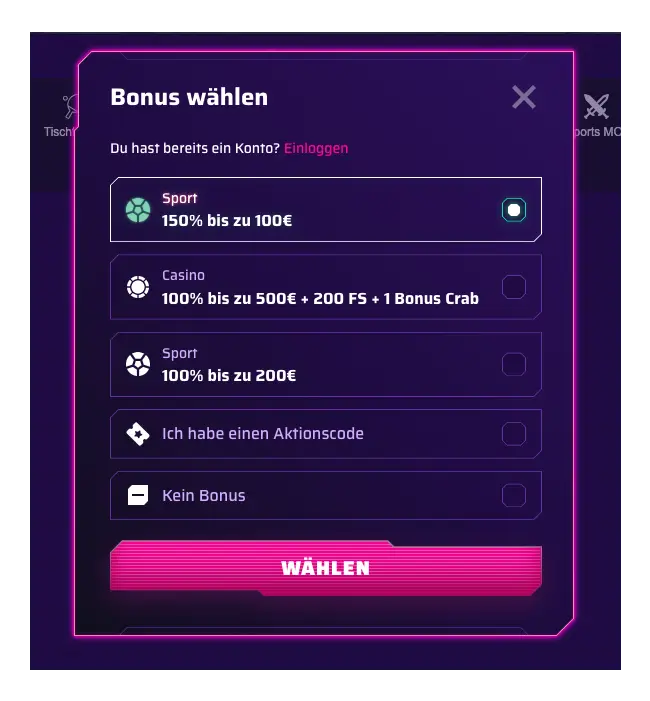 Roby Sport Bonus