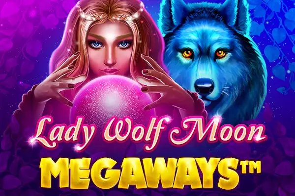 Lady Wolf Moon Megaways Logo